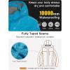 imageLittle Donkey Andy Womens Waterproof Ski Snowboarding Jacket Windproof Warm Coat with Detachable HoodFaience Heather