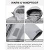 imageLittle Donkey Andy Womens Waterproof Ski Snowboarding Jacket Windproof Warm Coat with Detachable HoodLight Gray Heather