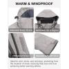 imageLittle Donkey Andy Womens Waterproof Ski Snowboarding Jacket Windproof Warm Coat with Detachable HoodMoonbeam Heather