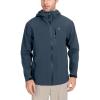 imageLittle Donkey Andy Mens Rain Hiking Jackets Waterproof Windproof Breathable Shell Coats Travel FishingNew Deep Blue