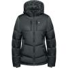 imageLittle Donkey Andy Womens Warm Puffer Jacket Windproof Lightweiht Hooded Winter Coat Hiking TravelSteel Grey