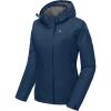 imageLittle Donkey Andy Womens Waterproof Ski Snowboarding Jacket Windproof Warm Coat with Detachable HoodBlue Heather