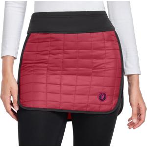 imageLittle Donkey Andy Womens Lightweight Puffer Sport Skorts Warm Quilted Skirt Outdoors Hiking RunningA Dark Red