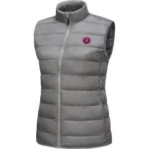 imageLittle Donkey Andy Womens Lightweight Puffer Vest Outerwear Winter Warm Sleeveless Jacket for Casual Travel Golf Hiking3 Light Gray