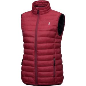 imageLittle Donkey Andy Womens Lightweight Warm Puffer Golf Vest Thermal Winter Sleeveless Jacket for Hiking Travel CasualA4 Tango Red
