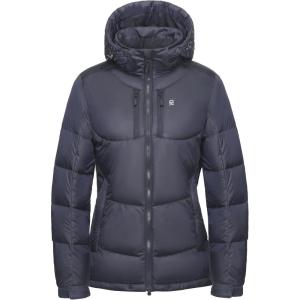 imageLittle Donkey Andy Womens Warm Puffer Jacket Windproof Lightweiht Hooded Winter Coat Hiking TravelOmbre Blue