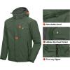 imageLittle Donkey Andy Mens 3 in 1 Winter Ski Jacket Warm Fleece Liner Jacket Waterproof Windproof Snow Coat ampamp Detachable HoodArmy Green