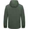 imageLittle Donkey Andy Mens 3 in 1 Winter Ski Jacket Warm Fleece Liner Jacket Waterproof Windproof Snow Coat ampamp Detachable HoodArmy Green