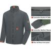 imageLittle Donkey Andy Mens 3 in 1 Winter Ski Jacket Warm Fleece Liner Jacket Waterproof Windproof Snow Coat ampamp Detachable HoodArmy Green
