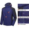 imageLittle Donkey Andy Mens 3 in 1 Winter Ski Jacket Warm Fleece Liner Jacket Waterproof Windproof Snow Coat ampamp Detachable HoodNavyBlack