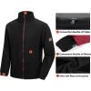 imageLittle Donkey Andy Mens 3 in 1 Winter Ski Jacket Warm Fleece Liner Jacket Waterproof Windproof Snow Coat ampamp Detachable HoodRubyBlack