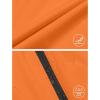 imageLittle Donkey Andy Mens Cycling Stretch Rain Jacket with Hood Windproof and Waterproof Ultralight WindbreakerPackableUpgradeorange