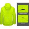 imageLittle Donkey Andy Mens Cycling Stretch Rain Jacket with Hood Windproof and Waterproof Ultralight WindbreakerPackableUpgradeyellow