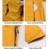 imageLittle Donkey Andy Mens Highperformance Waterproof Rain Jacket Outdoor Windbreaker Rain Coat Shell for HikingGolfC5yellowhigh Performance