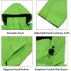 imageLittle Donkey Andy Mens Highperformance Waterproof Rain Jacket Ultra Lightweight Rain Shell for HikingGolfTravelA15fluorescent Green