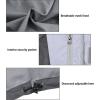 imageLittle Donkey Andy Mens Highperformance Waterproof Rain Jacket Ultra Lightweight Rain Shell for HikingGolfTravelB1steel GrayLight Gray
