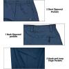imageLittle Donkey Andy Mens Lightweight Waterproof Rain Pants Breathable Hiking Pant for Outdoor Fishing2blue Mirage