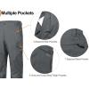 imageLittle Donkey Andy Mens Lightweight Waterproof Rain Pants Breathable Hiking Pant for Outdoor FishingA2 Gray