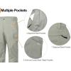 imageLittle Donkey Andy Mens Lightweight Waterproof Rain Pants Breathable Hiking Pant for Outdoor FishingA3 Rock Gray