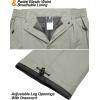 imageLittle Donkey Andy Mens Lightweight Waterproof Rain Pants Breathable Hiking Pant for Outdoor FishingA3 Rock Gray