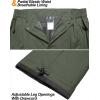 imageLittle Donkey Andy Mens Lightweight Waterproof Rain Pants Breathable Hiking Pant for Outdoor FishingA4 Military Olive