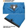 imageLittle Donkey Andy Mens Lightweight Waterproof Rain Pants Breathable Hiking Pant for Outdoor FishingA5 Mosaic Blue