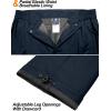imageLittle Donkey Andy Mens Lightweight Waterproof Rain Pants Breathable Hiking Pant for Outdoor FishingA7 Black Blue