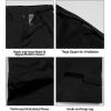 imageLittle Donkey Andy Mens Lightweight Waterproof Rain Pants Breathable Hiking Pant for Outdoor FishingB1 Black
