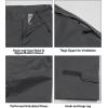 imageLittle Donkey Andy Mens Lightweight Waterproof Rain Pants Breathable Hiking Pant for Outdoor FishingB2 Gray