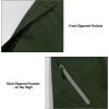 imageLittle Donkey Andy Mens Lightweight Waterproof Rain Pants Breathable Hiking Pant for Outdoor FishingB3 Deep Green