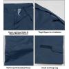 imageLittle Donkey Andy Mens Lightweight Waterproof Rain Pants Breathable Hiking Pant for Outdoor FishingB4 Navy Blue