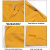 imageLittle Donkey Andy Mens Lightweight Waterproof Rain Pants Breathable Hiking Pant for Outdoor FishingB7 Ceylon Yellow