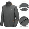 imageLittle Donkey Andy Mens Lightweight Windbreaker Jacket Removable Hooded Windproof Coat for Running Hiking GolfDark Gray