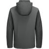 imageLittle Donkey Andy Mens Lightweight Windbreaker Jacket Removable Hooded Windproof Coat for Running Hiking GolfDark Gray