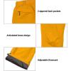 imageLittle Donkey Andy Mens Rain Pants Waterproof Lightweight Breathable Rainproof Pants for Hiking Golf FishingCyber Yellow