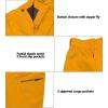 imageLittle Donkey Andy Mens Rain Pants Waterproof Lightweight Breathable Rainproof Pants for Hiking Golf FishingCyber Yellow