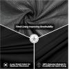 imageLittle Donkey Andy Mens Waterproof Lightweight Rain Pants Breathable Windproof Hiking Golf Fishing PantsBlack
