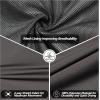 imageLittle Donkey Andy Mens Waterproof Lightweight Rain Pants Breathable Windproof Hiking Golf Fishing PantsPewter
