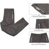 imageLittle Donkey Andy Mens Waterproof Lightweight Rain Pants Breathable Windproof Hiking Golf Fishing PantsPewter