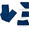 imageLittle Donkey Andy Mens Waterproof Lightweight Rain Pants Breathable Windproof Hiking Golf Fishing PantsVallarta Blue