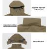imageLittle Donkey Andy Mens Waterproof Rain Jacket Outdoor Lightweight Hooded Raincoat for Hiking Golf Travel FishingC1sandSand