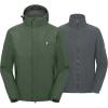 imageLittle Donkey Andy Mens 3 in 1 Winter Ski Jacket Warm Fleece Liner Jacket Waterproof Windproof Snow Coat ampamp Detachable HoodArmy Green