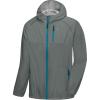 imageLittle Donkey Andy Mens Cycling Stretch Rain Jacket with Hood Windproof and Waterproof Ultralight WindbreakerPackableUpgradegray