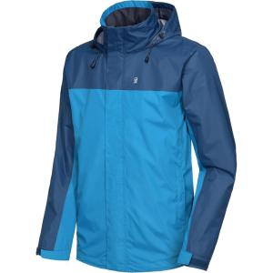 imageLittle Donkey Andy Mens Highperformance Waterproof Rain Jacket Ultra Lightweight Rain Shell for HikingGolfTravelB2blue MirageAqua