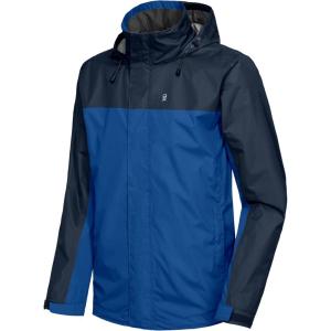 imageLittle Donkey Andy Mens Highperformance Waterproof Rain Jacket Ultra Lightweight Rain Shell for HikingGolfTravelB5blueDeep Blue