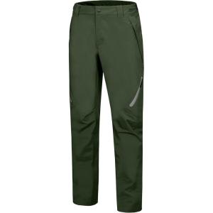 imageLittle Donkey Andy Mens Lightweight Waterproof Rain Pants Breathable Hiking Pant for Outdoor FishingB3 Deep Green