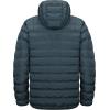 imageLittle Donkey Andy Mens Warm Waterproof Puffer Jacket Hooded Windproof Winter Coat with Recycled InsulationDark Blue Heather