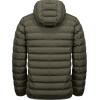 imageLittle Donkey Andy Mens Warm Waterproof Puffer Jacket Hooded Windproof Winter Coat with Recycled InsulationSage Heather