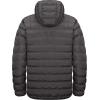 imageLittle Donkey Andy Mens Warm Waterproof Puffer Jacket Hooded Windproof Winter Coat with Recycled InsulationSteel Grey Heather