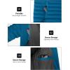 imageLittle Donkey Andy Mens Warm Waterproof Puffer Jacket Hooded Windproof Winter Coat with Recycled InsulationUpgraded Blue